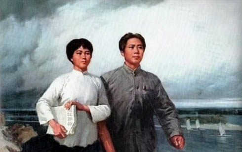 毛泽东和杨开慧并肩战斗