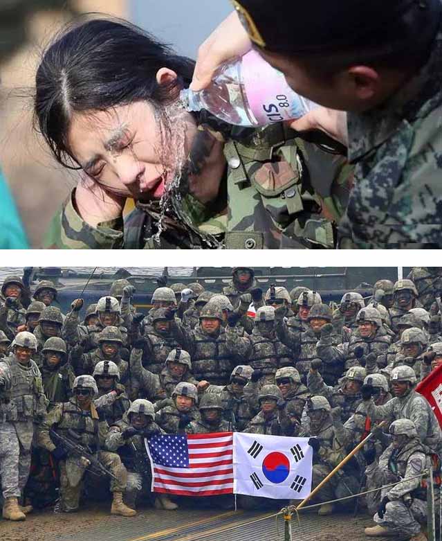 美男兵虐韩女兵照片爆出